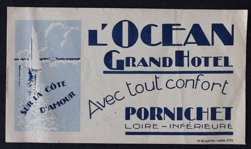 Ancienne étiquette grand - étiquette,