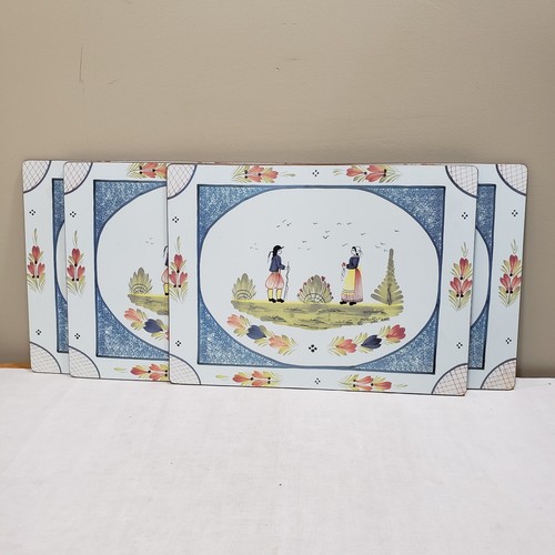 Henriot quimper placemats - henriot,