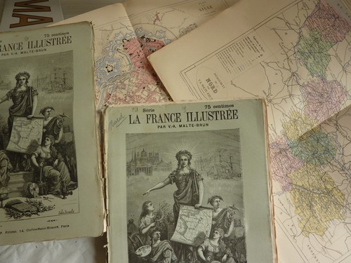 France illustrée malte brun - illustrée,