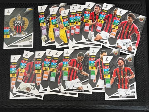 Lot cards cartes panini - 18,