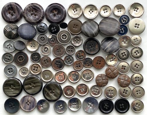 Lot boutons vintage - vintage, 14