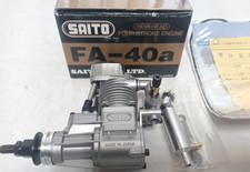 Moteur SAITO FA-40a à quatre temps moteur à tête hémique haute puissance séri...
