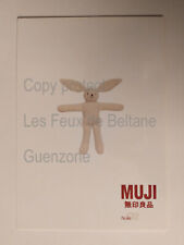 MUJI PARIS DOUDOU LAPIN publicité advert  carte postale 