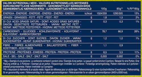 Barilla gluten free spagetti - gluten,