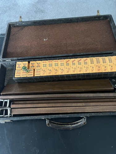 Vintage mah jong board - vintage,