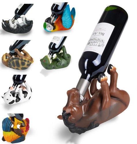 Porte bouteille vin animaux - porte-bouteille, à
