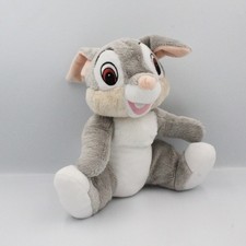 Doudou peluche lapin gris