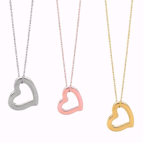 Ouvert coeur collier - coeur,