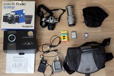 Appareil photo hybride Olympus OM-D E-M10 argent avec objectif digital 40-150mm 