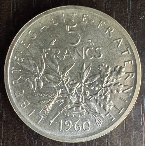 Veme république 5 francs - république,