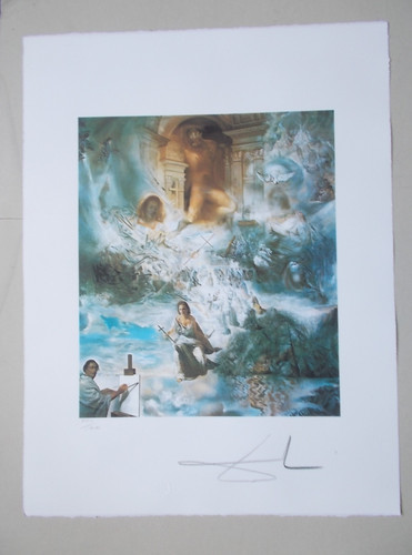 Lithographie salvador dali - lithographie,, "