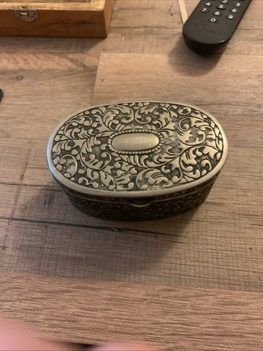 Boîte bijoux argent - à,