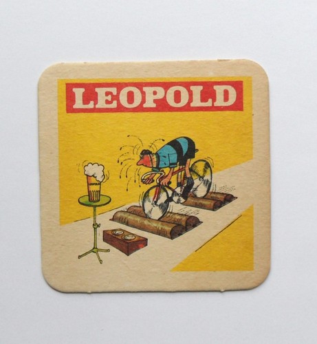 Sous bock bière leopold - ,