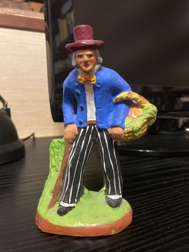 Santon ancien paul fouque - paul, 13cm