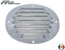 Grille Aération Ovale inox 127 x 116 mm