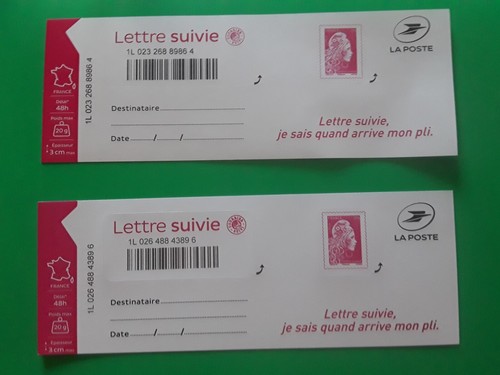 France autoadhesif lettre
