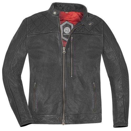 Veste cuir moto - cuir, de
