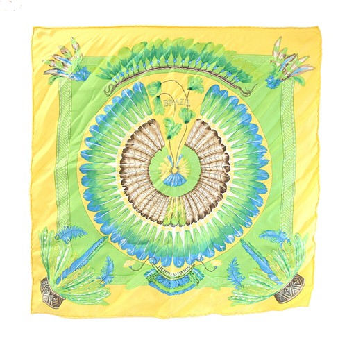 Hermes scarf carre - scarf,, brazil