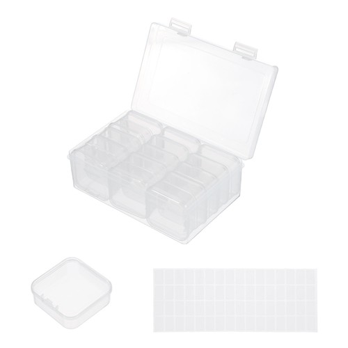 Boîte perles transparente - boîte,