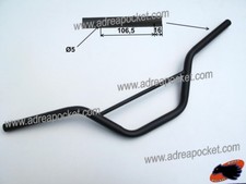 Guidon acier noir Dirt Bike et