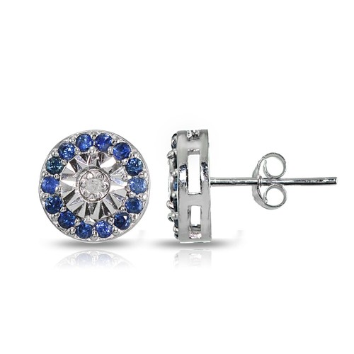 925 argent véritable saphir - 925,