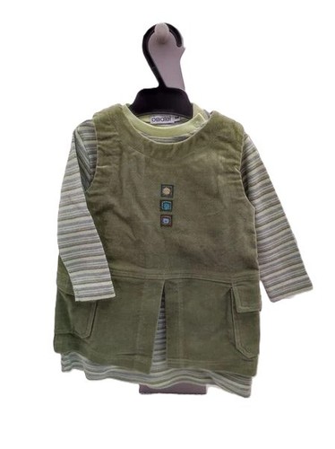 Obaidi ensemble vert kaki robe