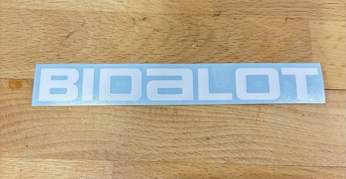 Autocollant bidalot blanc - autocollant, bidalot-blanc