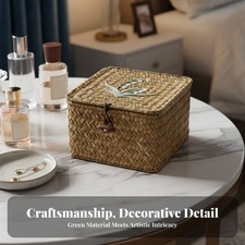 Boîte Tressée avec Fermoir