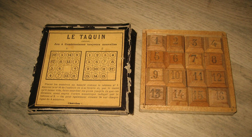 Ancien jeu taquin - ancien,