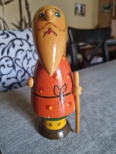 Figurine bois ramasseur - figurine, de
