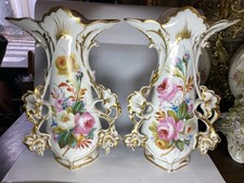 PAIRE VASES DE MARIEE EN