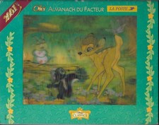 ALMANACH des PTT,  CALENDRIER DES POSTES - 2001