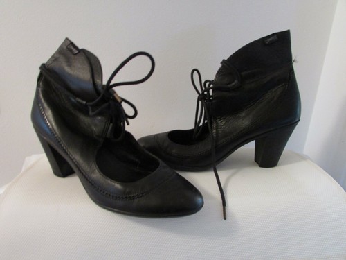 Bottines lacets camper cuir - lacets,