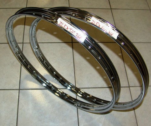 Paire roues acier moto - acier,