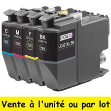 ENCRE4U - Cartouches d'encre compatibles avec Brother ( Série LC421XL LC421 XL )