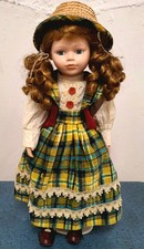 Poupée d'artiste poupée porcelaine tête porcelaine 43 cm collector rare...