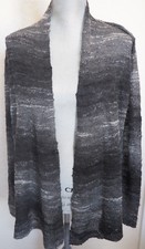 New EILEEN FISHER Ash Mohair Wool Long Shaped Cardigan Sweater $298 Small