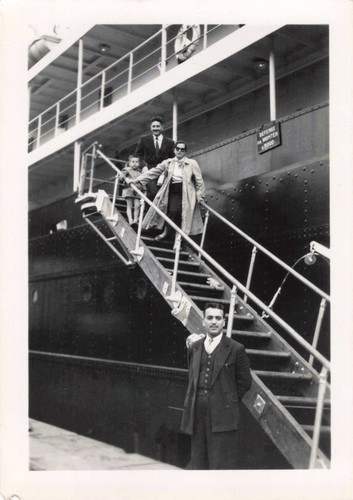 Ancienne photo 1953 - ancienne, paquebot