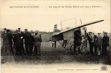PC AVIATION PILOT ROGER MORIN MONOPLAN BLÉRIOT (a67174)