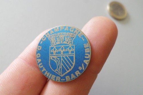 Badge pin broche champagne - badge, s