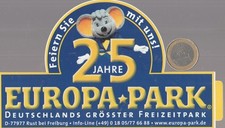 Autocollant. C6 parcs. EUROPA