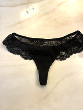 LA PERLA SUPERBE CULOTTE SHORTY STRING EN MICROFIBRE ET DENTELLE TAILLE 40/42