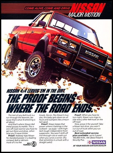 1985 nissan 4x4 king cab - nissan,