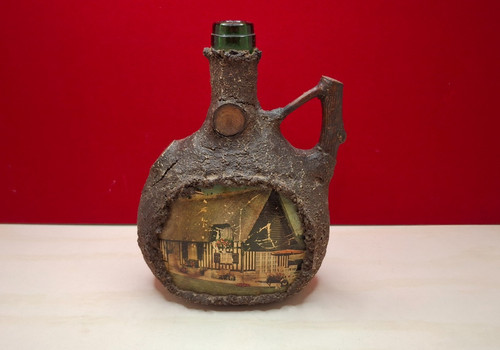 Ancienne bouteille verre - , et