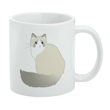 Ragdoll Cat White Mug