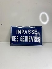 Plaque émaillée plaque de