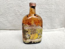1960s Vintage Ancien Rare Pure Honey Papier Label Verre Bouteille Objets GL124