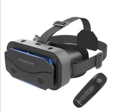 Lunettes de réalité virtuelle 3D pour téléphone portable avec télécommande lu...