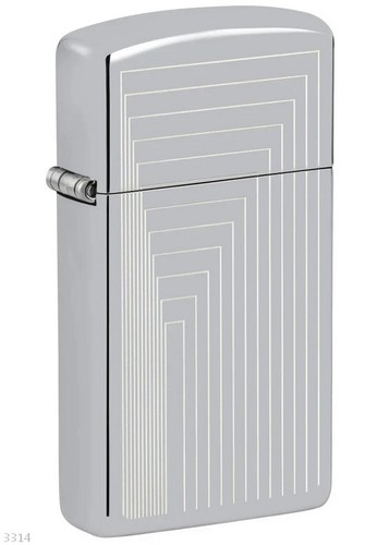 Zippo abstract lines slim - lines, (slim