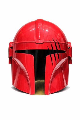 Casque rouge personnalisé - , de